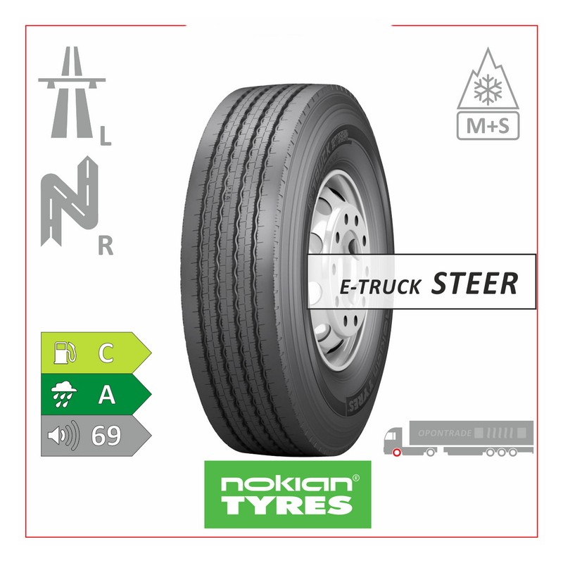 anvelope 315/70R22.5 Nokian E-Truck Steer 154/150L пер