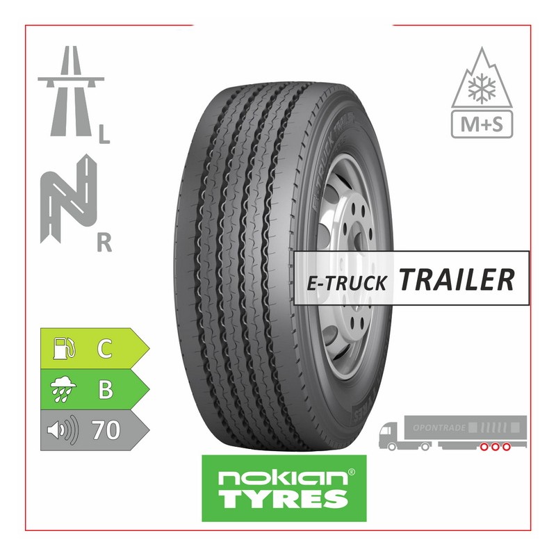 anvelope 385/65R22.5 Nokian E-Truck Trailer 160K